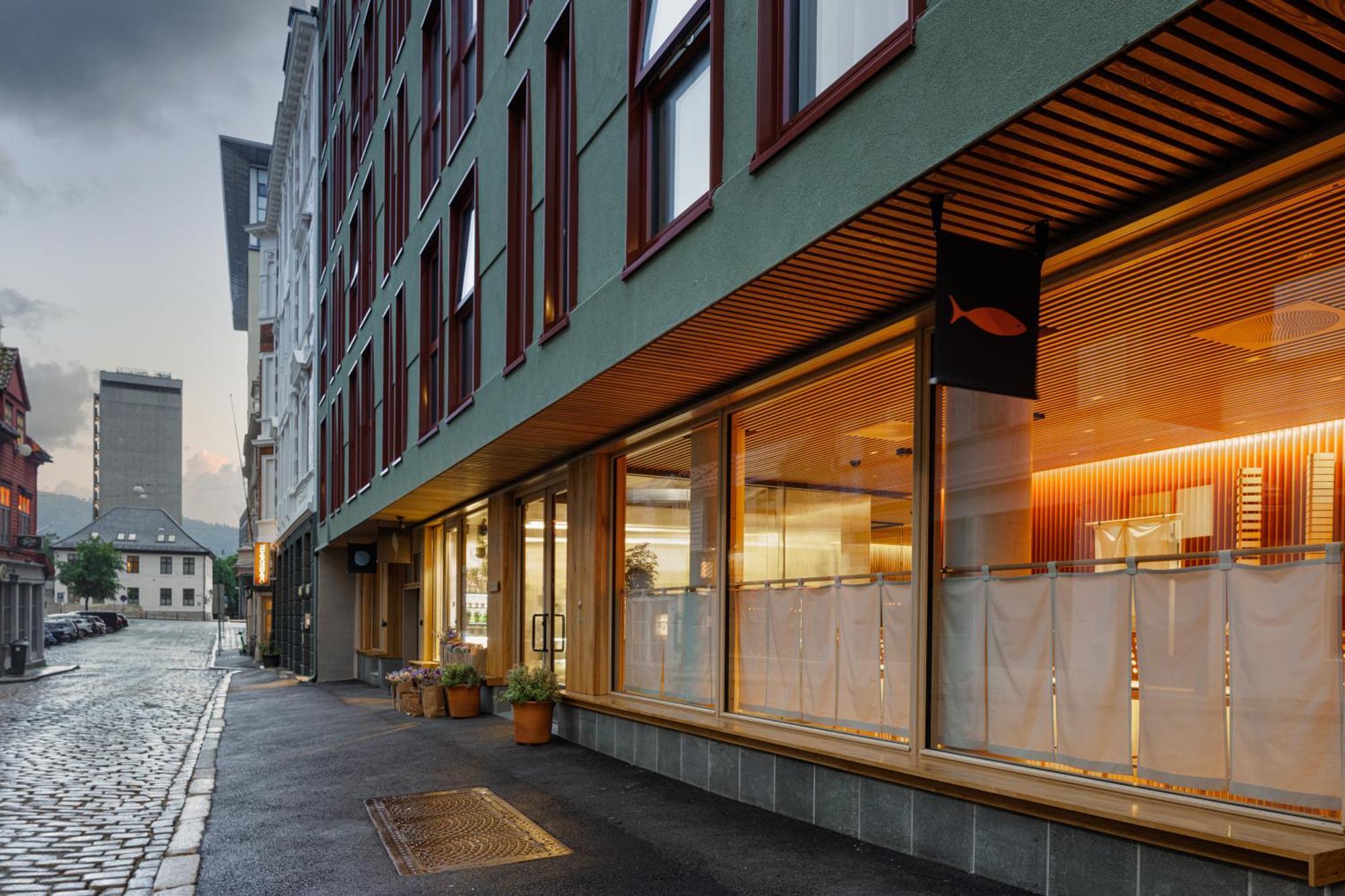 Skostredet Hotel Берген Екстериор снимка